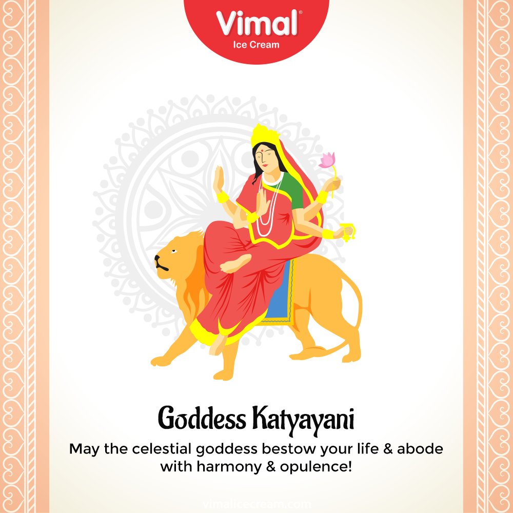 May the celestial goddess bestow your life & abode with harmony & opulence!

#Navratri #Navratri2021 #HappyNavratri #HappyNavratri2021 #Festival #VimalIceCream #IceCreamLovers #Vimal #IceCream #Ahmedabad https://t.co/oV5dXUf76a