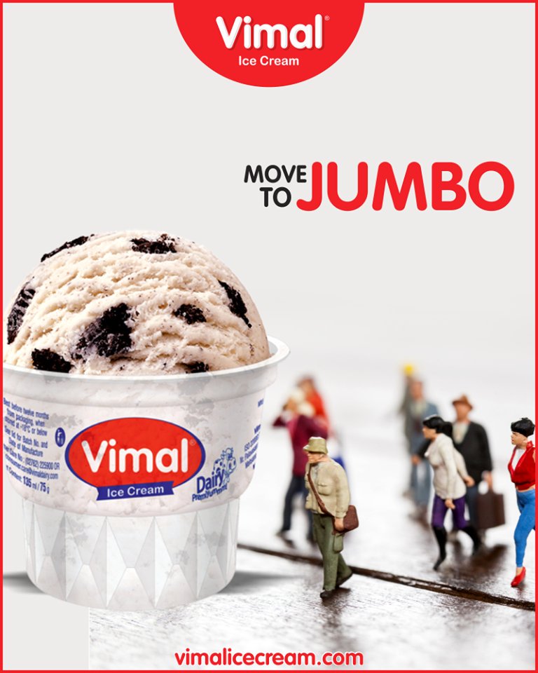 Let’s have something jumbo this week,Jumbo Cup from Vimal Ice Cream will be an apt option! ;)

#IceCreamLovers #Vimal #IceCream #VimalIceCream #JumboCup #Ahmedabad https://t.co/qguRaX8iw7