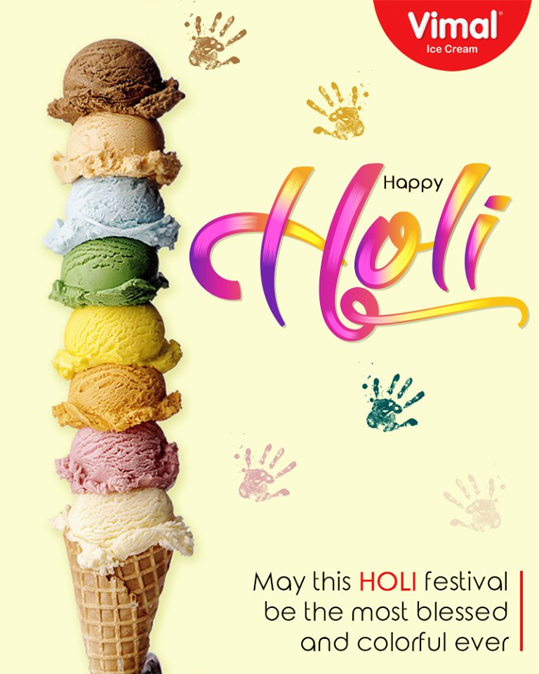 May this Holi festival be the most blessed and colorful ever.

#HappyHoli #Holihai #HoliFestival #IndianFestivals #Holi2018 #IceCreamLovers #Vimal #IceCream #VimalIceCream #Ahmedabad https://t.co/dAAxGHtaIH