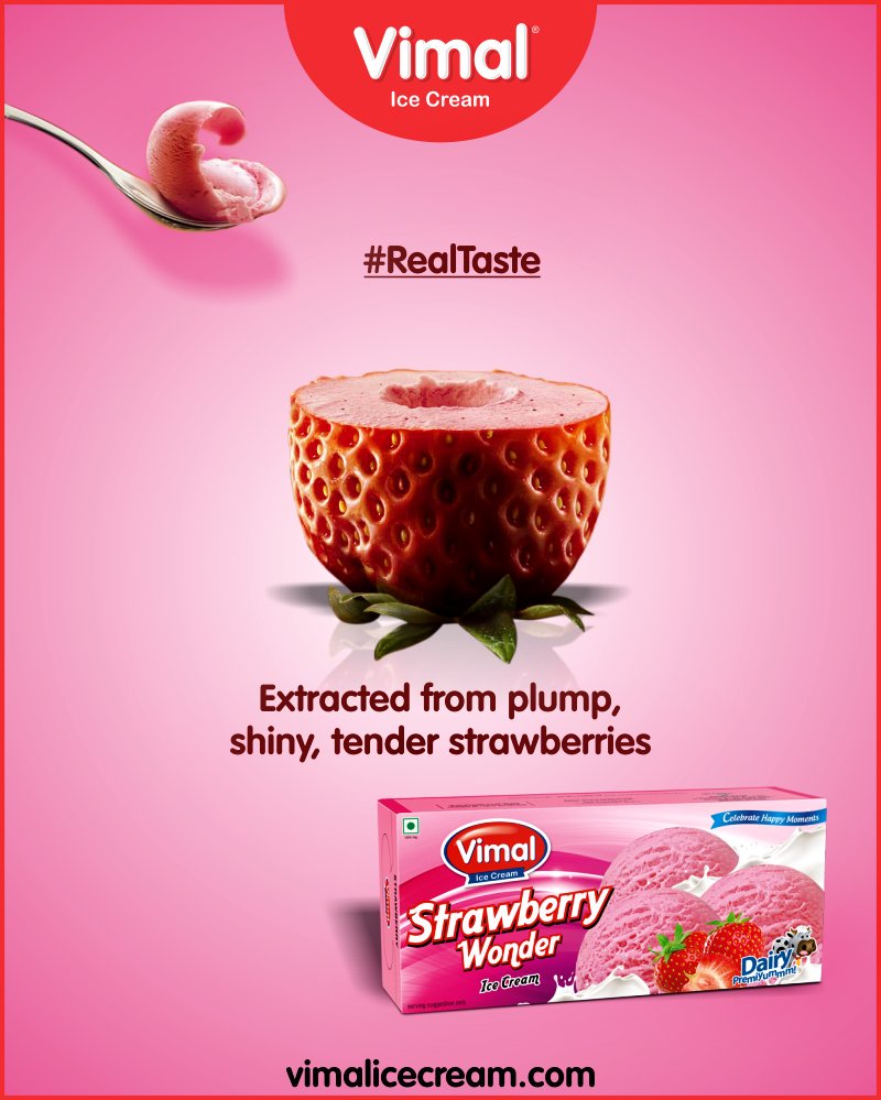 Relish the #RealTaste of strawberry in family pack from Vimal Ice Cream.

#StrawberryLove #IceCreamLovers #Vimal #IceCream #VimalIceCream #Ahmedabad https://t.co/fsWACHHWGc