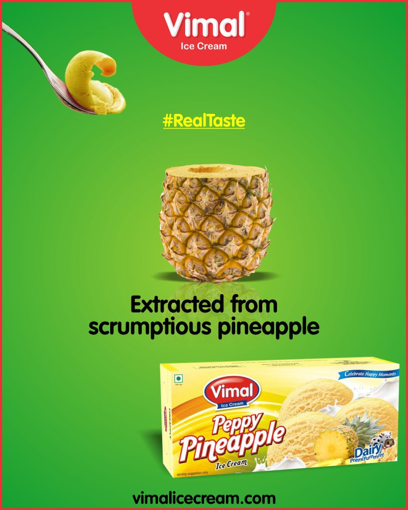 Enjoy the #RealTaste of pineapple in family pack from Vimal Ice Cream.

#IceCreamLovers #Vimal #IceCream #VimalIceCream #Ahmedabad https://t.co/k51q8cY8gv